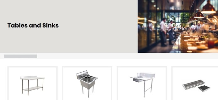 tables and sink