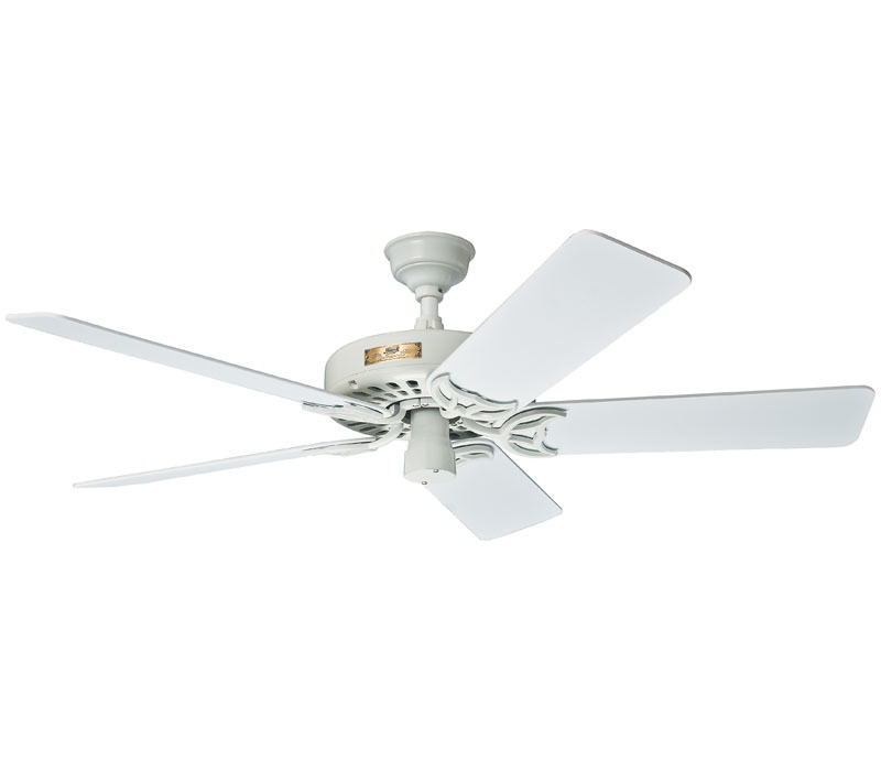 Hunter 23845 Original 52 White Ceiling Fan With Five Blades Shelly