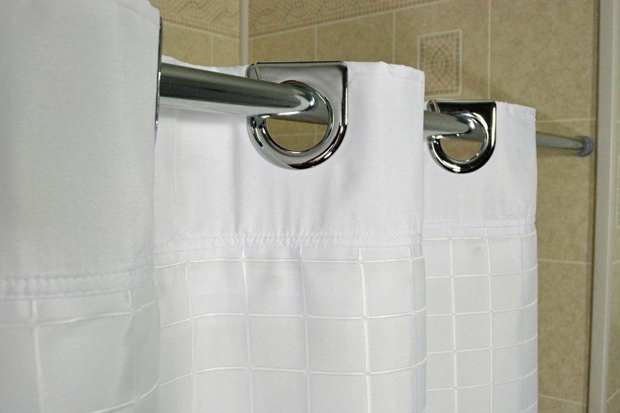 CUSTOM EASY HANG SHOWER CURTAINS